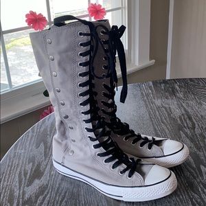 Y2K Converse All Star Mid Calf Sneakers Button up